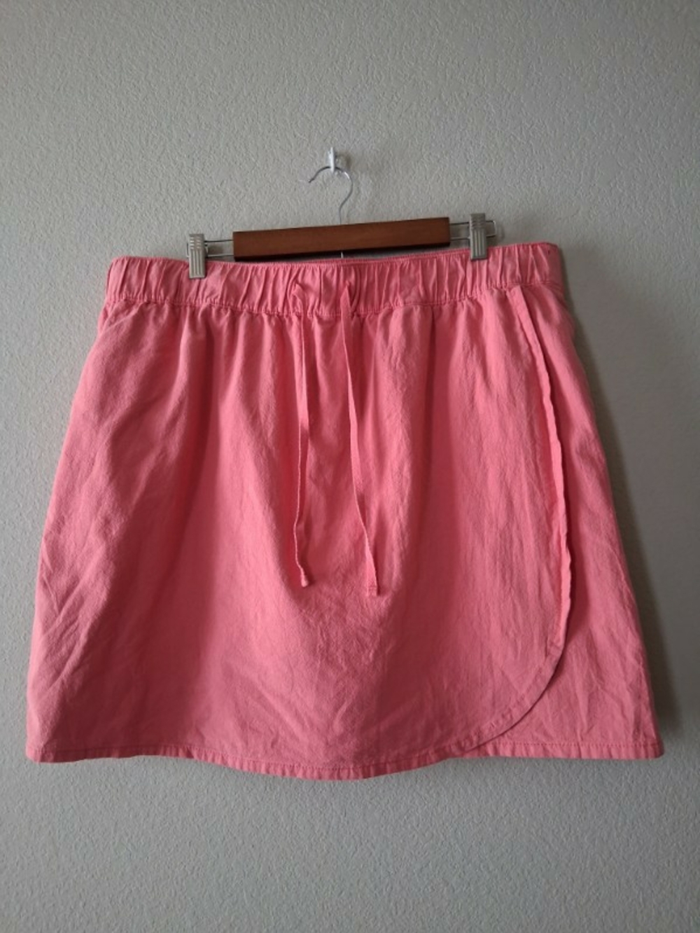 Women’s Kim Rogers Pink Drawstring Casual Skort XL